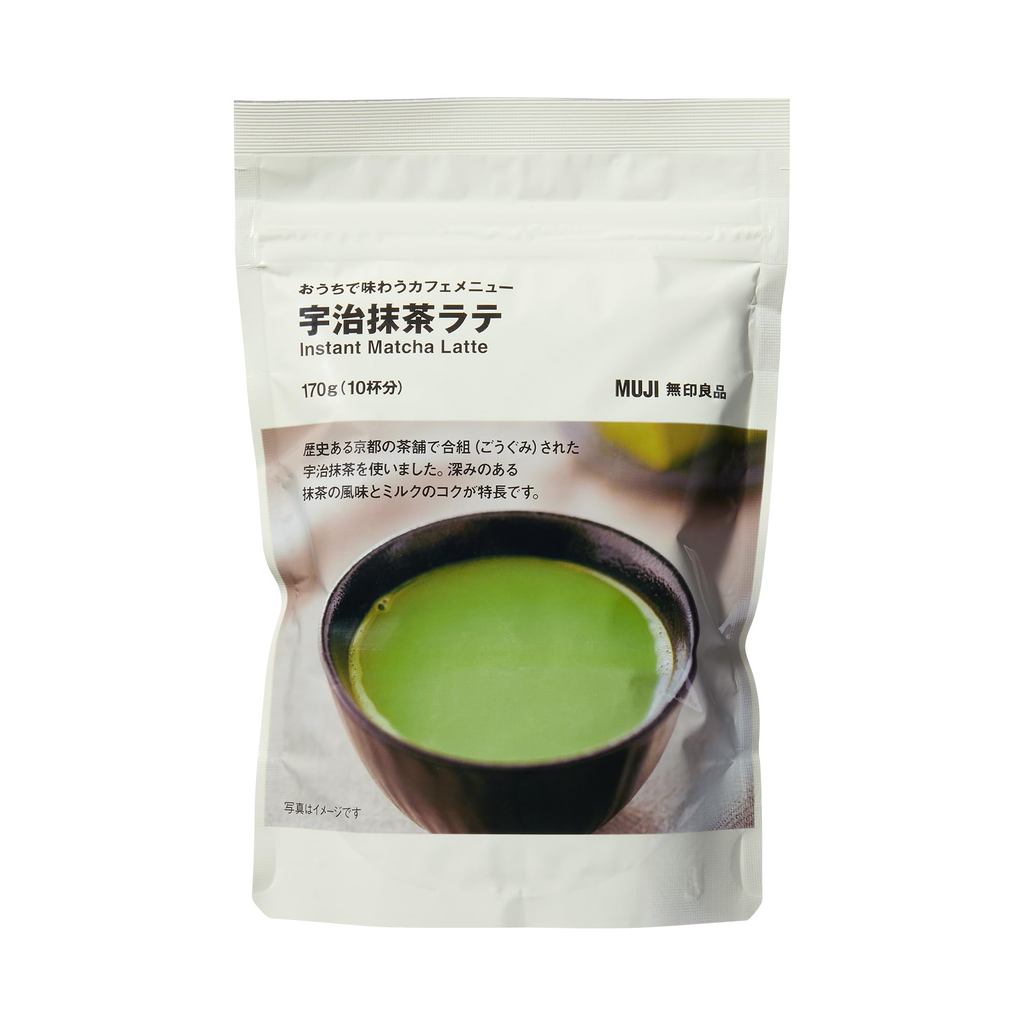 【Direct From Japan】MUJI Uji Matcha Latte, 170g (VBB09A4S), Cafe Menu for Enjoying at Home