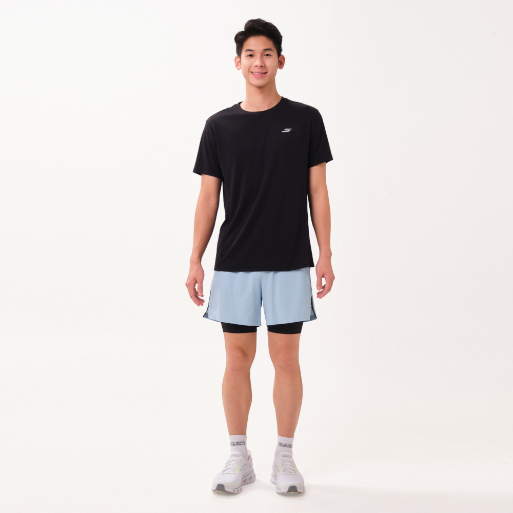 Skechers สเก็ตเชอร์ส เสื้อยืดแขนสั้นผู้ชาย Men Running Performance Short Sleeve Tee - SP126M093-0018 — صورة 6