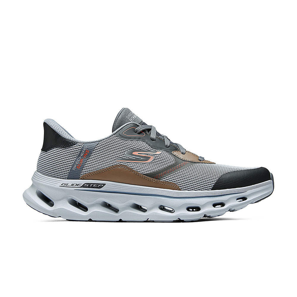 Skechers สเก็ตเชอร์ส รองเท้าผู้ชาย Men Slip-Ins GOwalk Glide-Step 2.0 Zac Walking Shoes - 216660-GRY (latest) — صورة 8