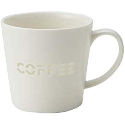 TAMAKI Mug Watermark COFFEE Diameter 9 x Height 8.5 cm 350 ml Microwave / dishwasher compatible T-90
