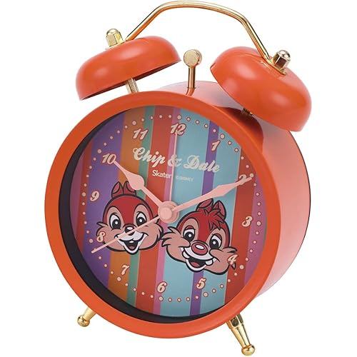 Skater Place Clock Alarm Disney Retro Chip & Dale ZPW1-A