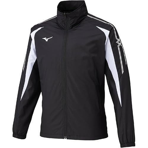 Mizuno Training Wear MC Line Windbreaker Jacket Water Repellent Windproof 32MEC015 Unisex Black Whit