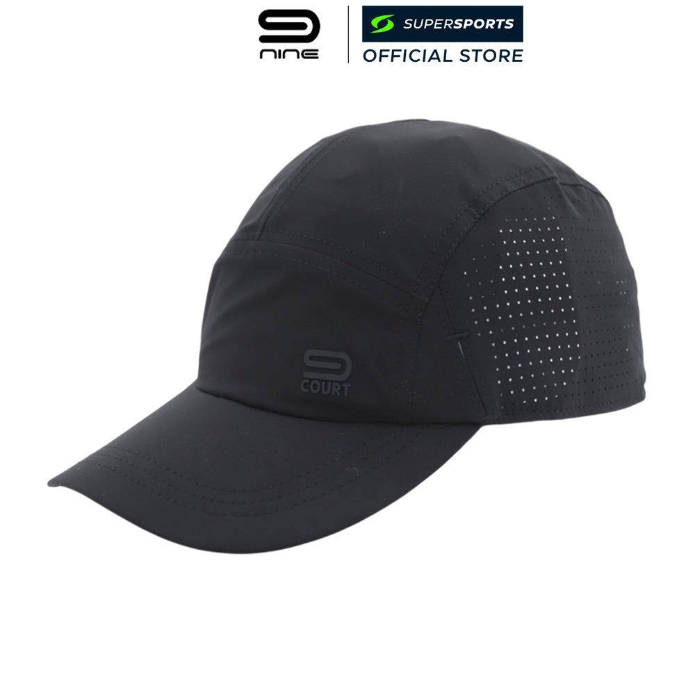 9NINE Black หมวกแก๊ปเทนนิสผู้ใหญ่