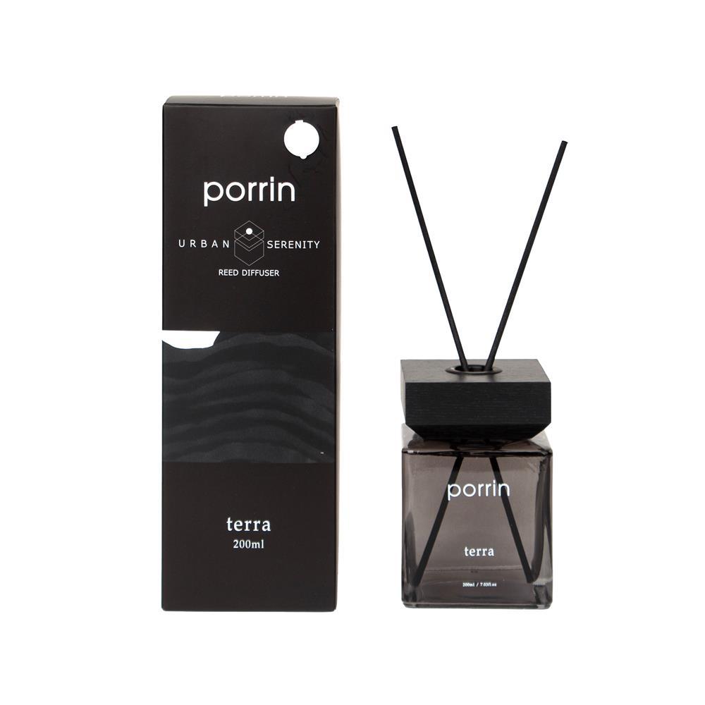 [ซื้อ1แถม1 *กดลงตะกร้า2ชิ้น] PORRIN ก้านหอมปรับอากาศ  URBAN 200 มล. TERRA จัดส่งโดย HomePro