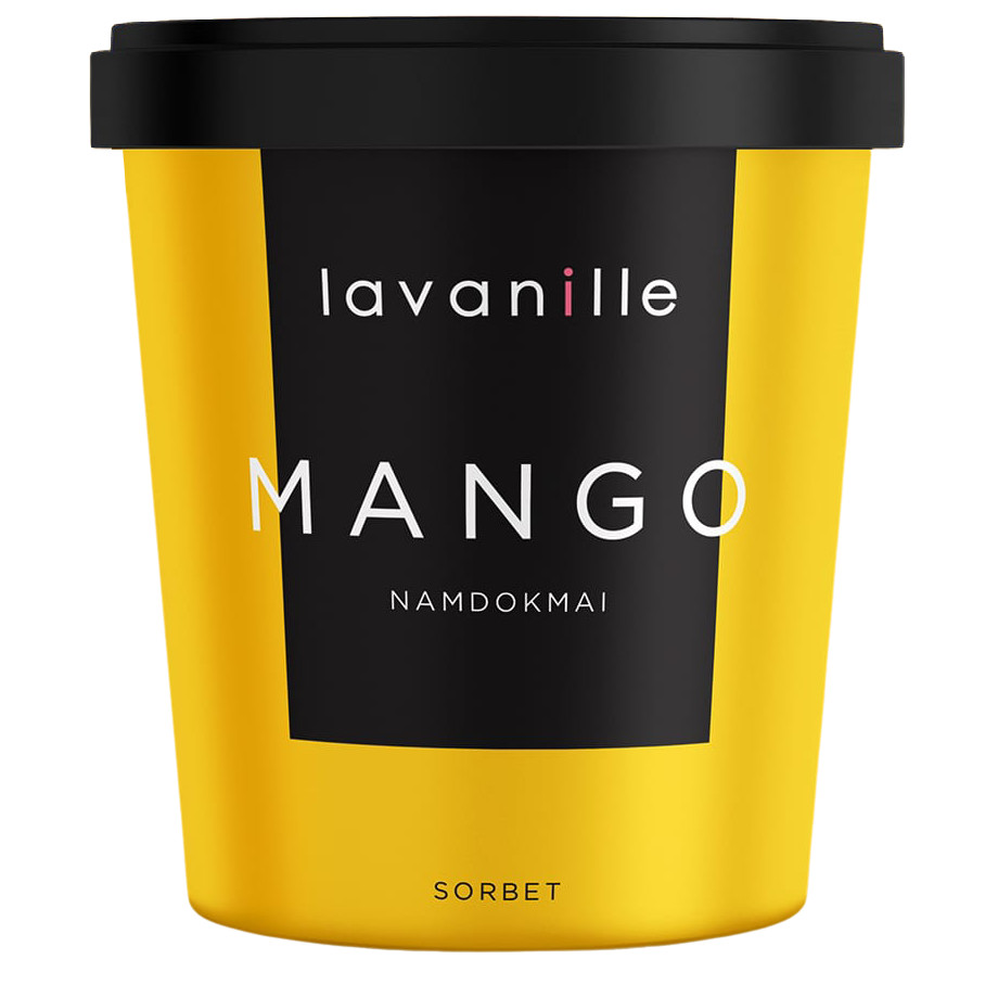 [8859623000049] Lavanille Mango Ice Cream ลาวานิล ไอศกรีมรสมะม่วง (แพ็คสินค้าเก็บความเย็น)