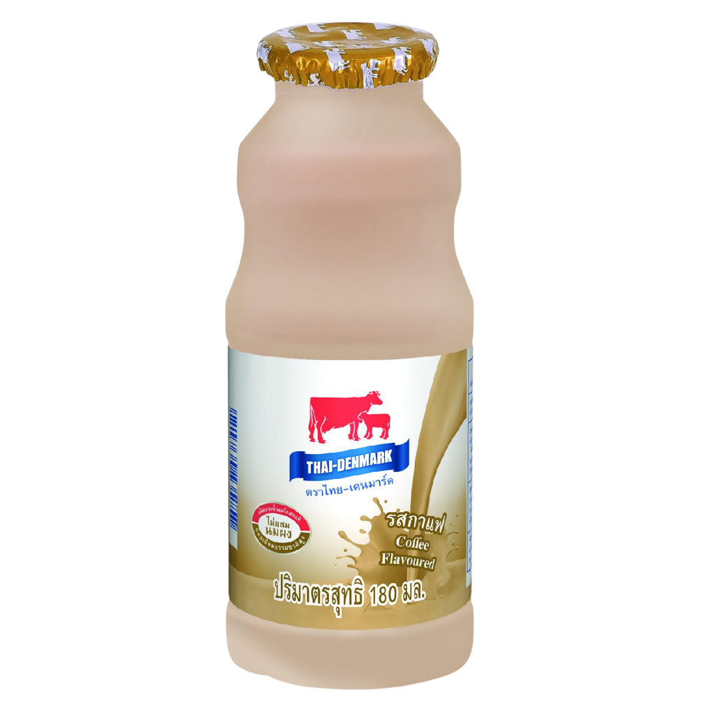 [8852537038412] Thai-Danish Coffee Milk 180 Ml ไทย-เดนมาร์ค นมสดรสกาแฟ 180 มล.