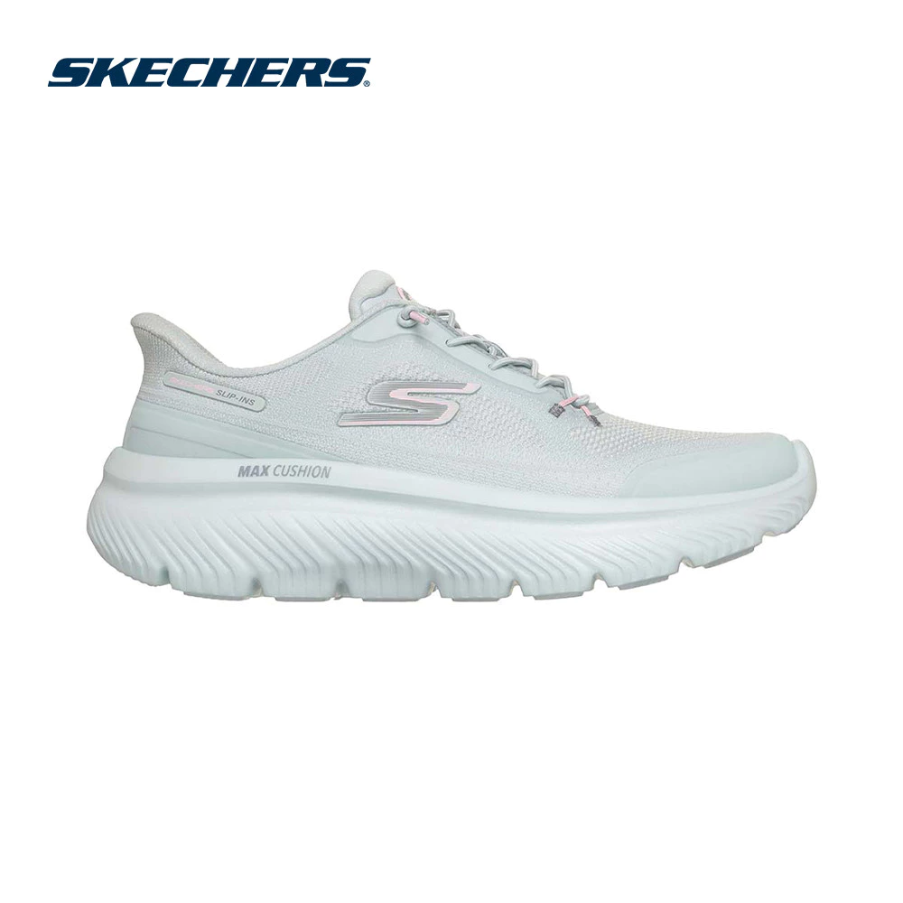 Skechers สเก็ตเชอร์ส รองเท้าผู้หญิง Women Slip-Ins GOwalk Max Cushioning Hyper Burst Walking Shoes - 125881-SLT (latest)