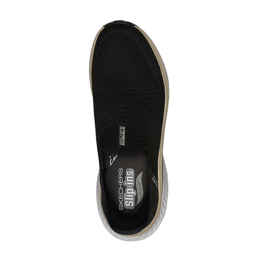 Skechers สเก็ตเชอร์ส รองเท้าผู้ชาย Men Slip-Ins GOwalk Max Cushioning Arch Fit Jasey Walking Shoes - 216353-BLK (latest) — صورة 5