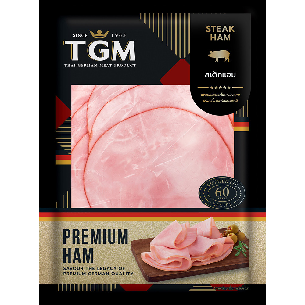 [8850826500480] Tgm Steak Ham ทีจีเอ็ม สเต็กแฮม 90g