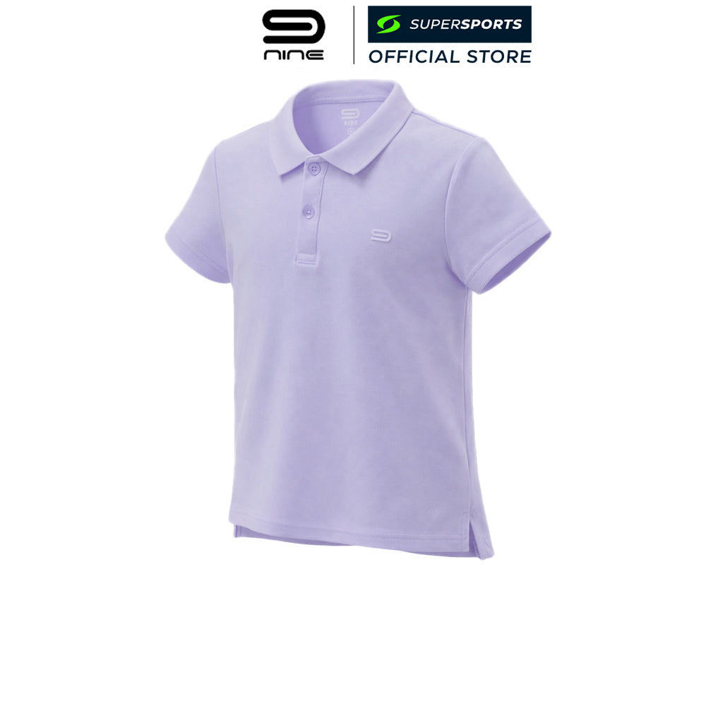 9NINE Purple เสื้อโปโลกอล์ฟเด็กผู้หญิง
