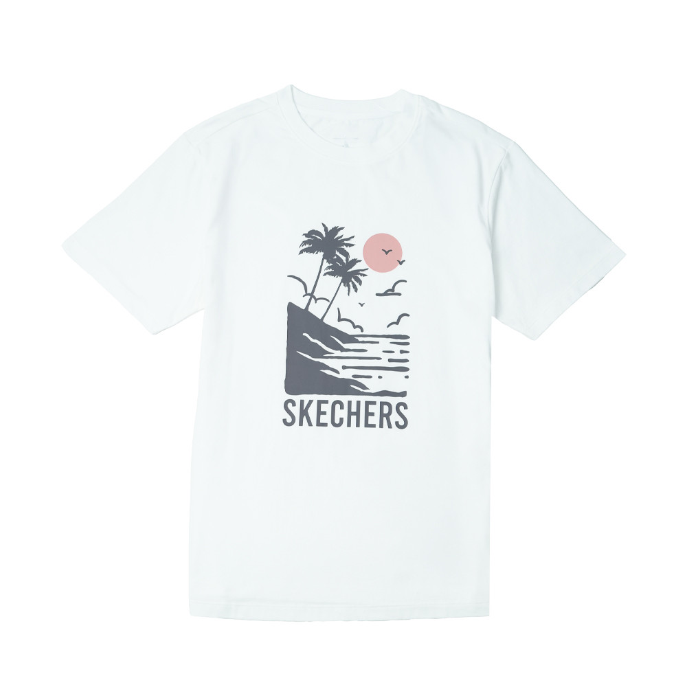 Skechers สเก็ตเชอร์ส เสื้อยืดแขนสั้นยูนิเซ็กส์ Unisex Short Sleeve Tee - SL126U267-00QF (latest) (FF)