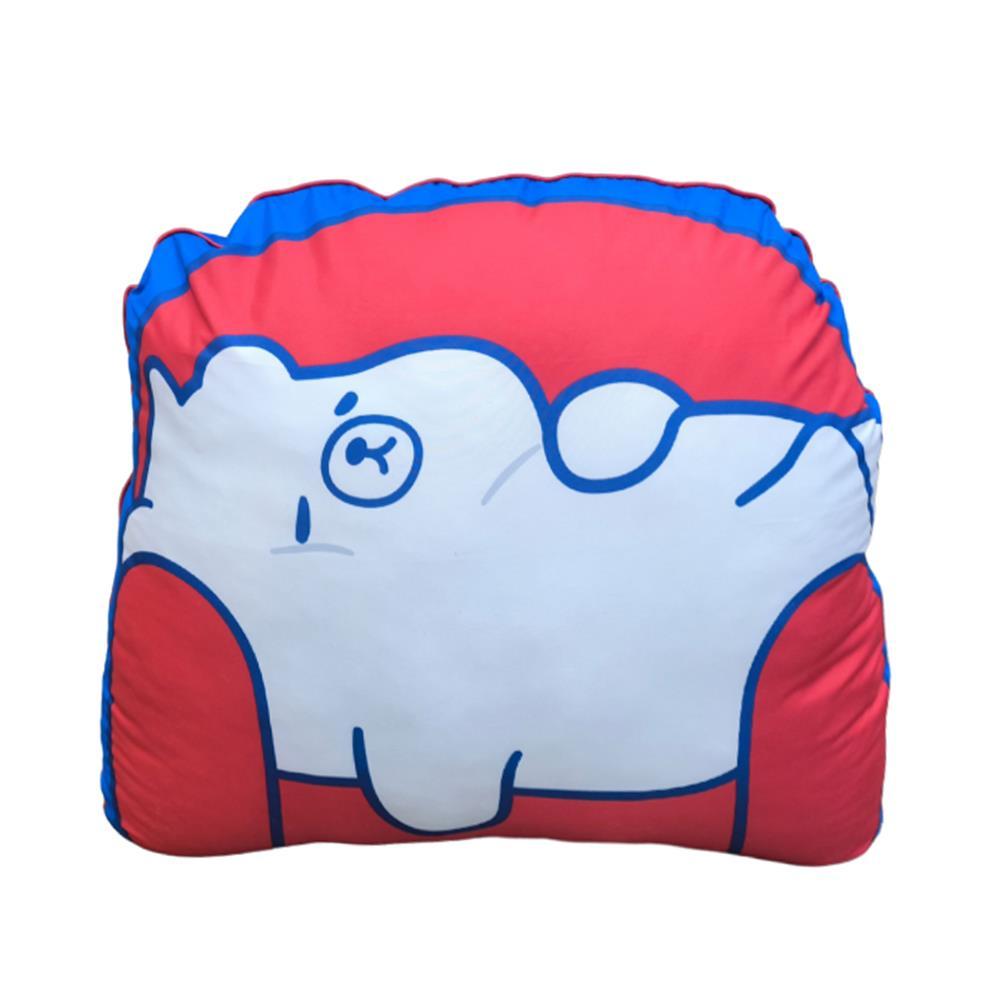 SNAZZ หมอนอิง FOAM BEAR SOFA 24.5x27.5 นิ้ว สีแดง จัดส่งโดย HomePro