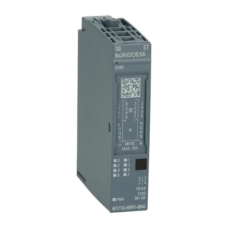 โมดูลดิจิตอลเอาต์พุต Siemens SIMATIC ET 200SP รุ่น 6ES7132-6BF01-0BA0 (DQ 8x 24V DC/0.5A Standard)
