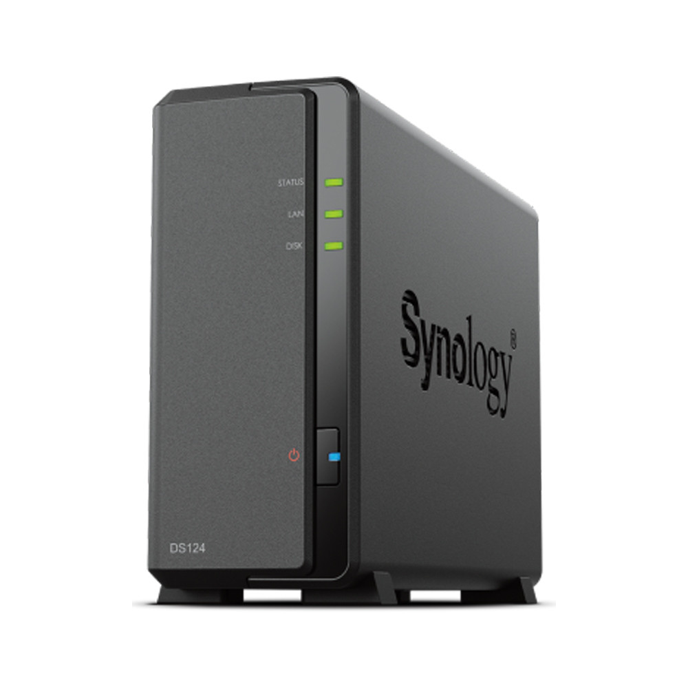 อุปกรณ์จัดเก็บข้อมูล NAS Synology NAS 1-bay DiskStation รุ่น DS124