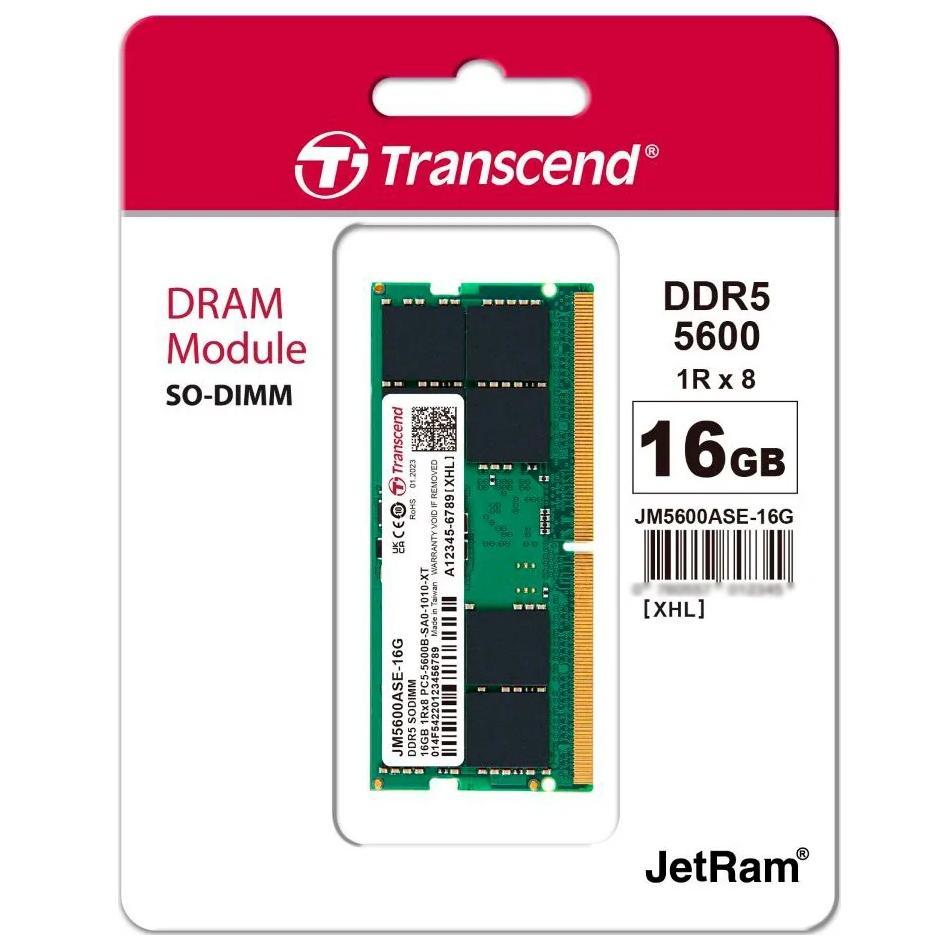 แรม RAM 16GB JM DDR5 5600 SO-DIMM 1Rx8 1.1V