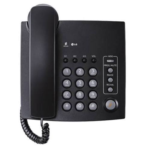 โทรศัพท์สายเดี่ยว (Single Line Telephone) รุ่น LKA-200 สีดำ