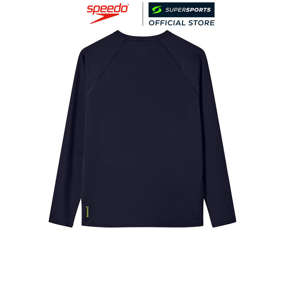 SPEEDO Hyperboom Splice Long Sleeve Zip เสื้อรัชการ์ดผู้ชาย — صورة 5