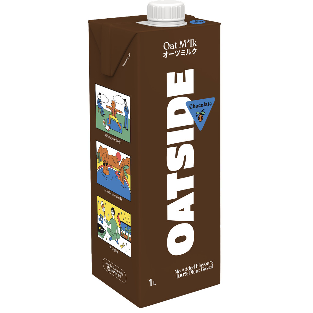 Oatside Oat Milk Chocolate 1L โอ๊ตมิลค์ รสช็อกโกแลต