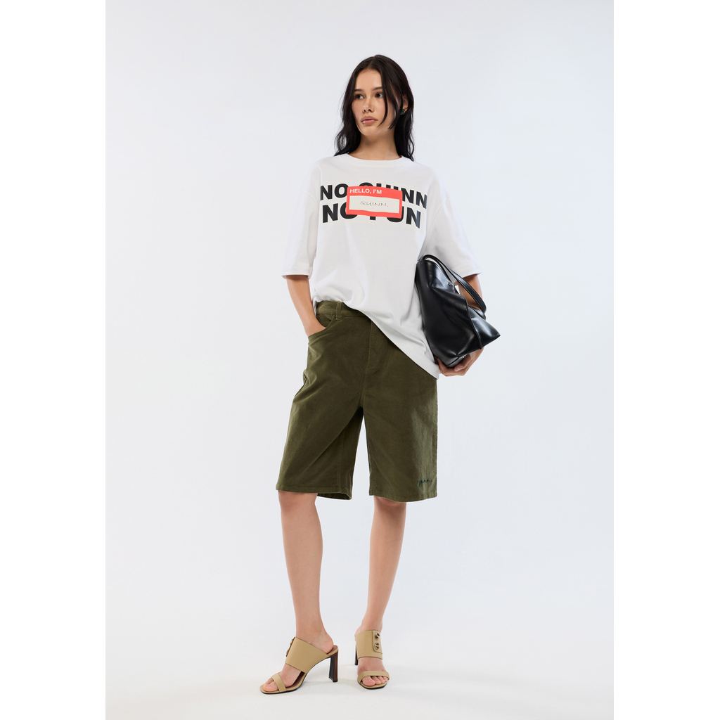 QUINN - Logo Wide Leg Shorts กางเกงขาสั้น (Q26PGWA024) — صورة 4
