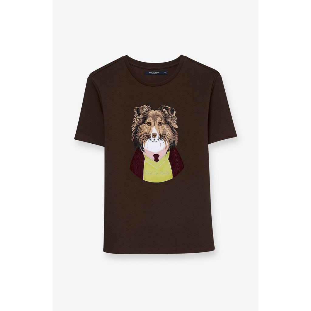 ROYAL IVY REGATTA - Heritage Collie Graphic T-Shirt Dark Brown เสื้อยืด (R26WGWA018) — صورة 2