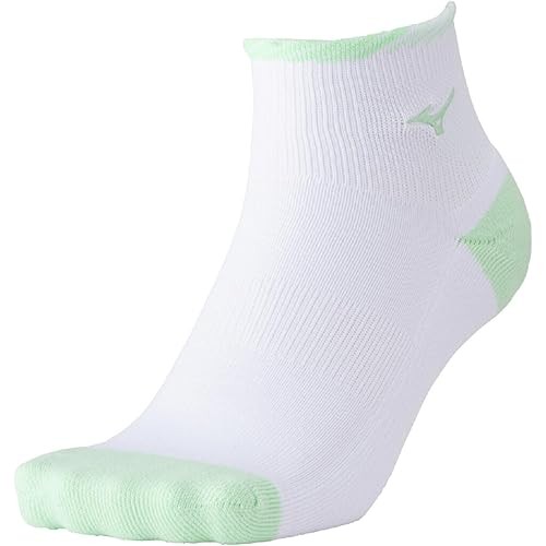 Mizuno Tennis Badminton Socks Short Length 62JXC006 White/Mint