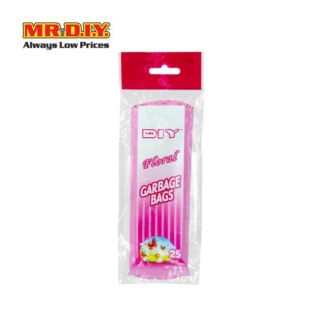 MR.D.I.Y. ถุงขยะกลิ่น Floral ขนาด 48 X 54 ซม. จำนวน 25 ใบ/แพ็ก