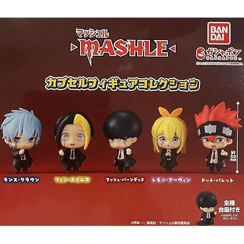 BANDAI MASHLE -MASHLE- Capsule Figure Collection x 5 pieces Fully Complete Gachagacha Toy