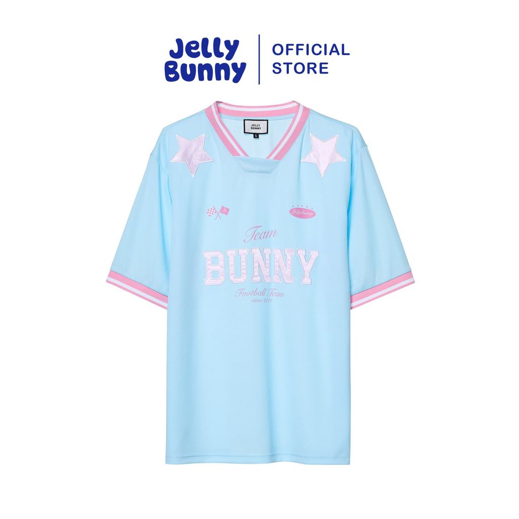 JELLY BUNNY เสื้อโอเวอร์ไซส์แขนสั้นปักลาย รุ่น B25WATL102