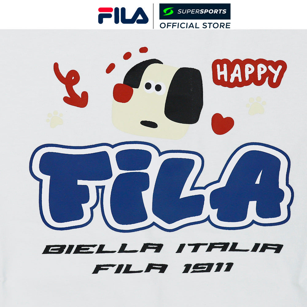 FILA White เสื้อยืดเด็ก TSP251001K - รูปที่ 2