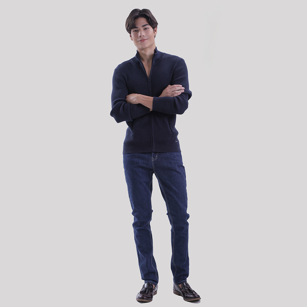 John Henry เสื้อแจ็คเก็ตผู้ชาย ทรงเข้ารูป รุ่น JH F625MJKSM14 – สีกรมท่า ราคา ถูกที่สุด ดีลบีเคเค แกลเลอรีภาพที่ 5