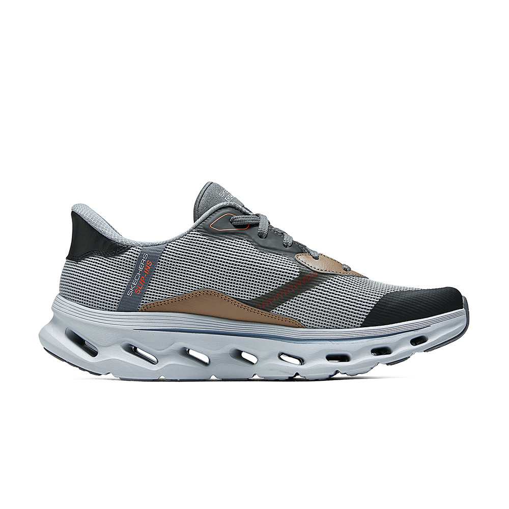 Skechers สเก็ตเชอร์ส รองเท้าผู้ชาย Men Slip-Ins GOwalk Glide-Step 2.0 Zac Walking Shoes - 216660-GRY (latest) — صورة 7