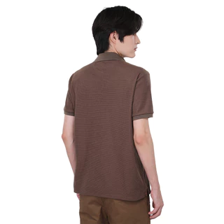 John Henry เสื้อโปโลผู้ชาย ทรงเข้ารูป รุ่น JH S226MPLSM08 - สีน้ำตาล