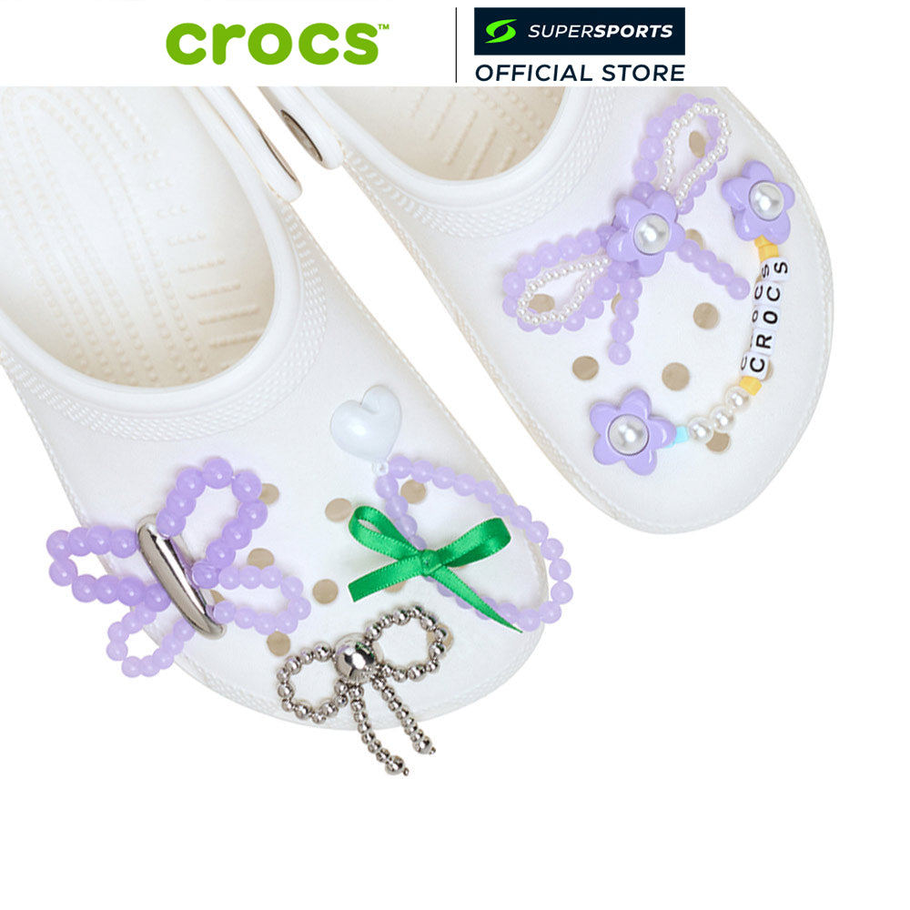 CROCS Jibbitz Purple Meta 5-Pack ตัวติดรองเท้า