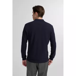 CC DOUBLE O LONG SLEEVE PIQUE POLO SHIRT ผู้ชาย เสื้อโปโลแขนยาวผ้าปิเก้ปักนก รุ่น O26WGMA029 (AW26 #P1)