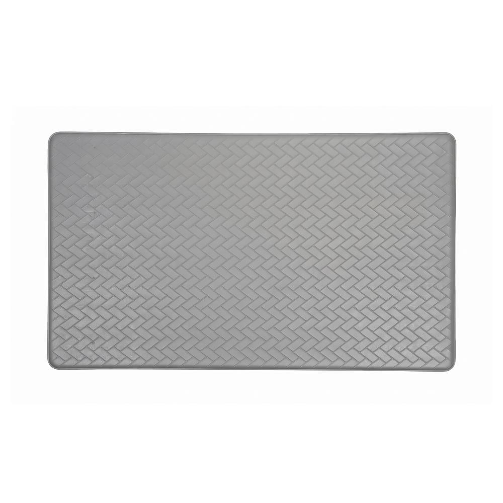 HOME LIVING STYLE แผ่นอเนกประสงค์ KURO 45x75 ซม. สีเทา จัดส่งโดย HomePro
