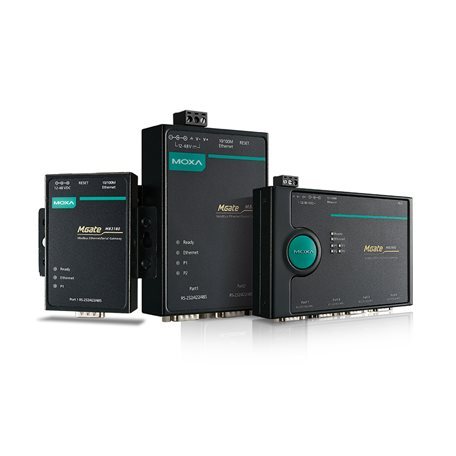 Moxa รุ่น MGATE-MB3180US 1 Port RS-232/422/485 Modbus TCP to Seri