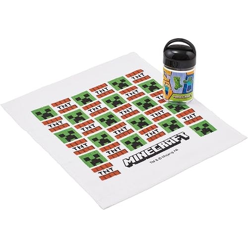 Skater Antibacterial hand towel set with case 32 x 30.5cm made in Japan Minecraft 25 Boy OA5AG