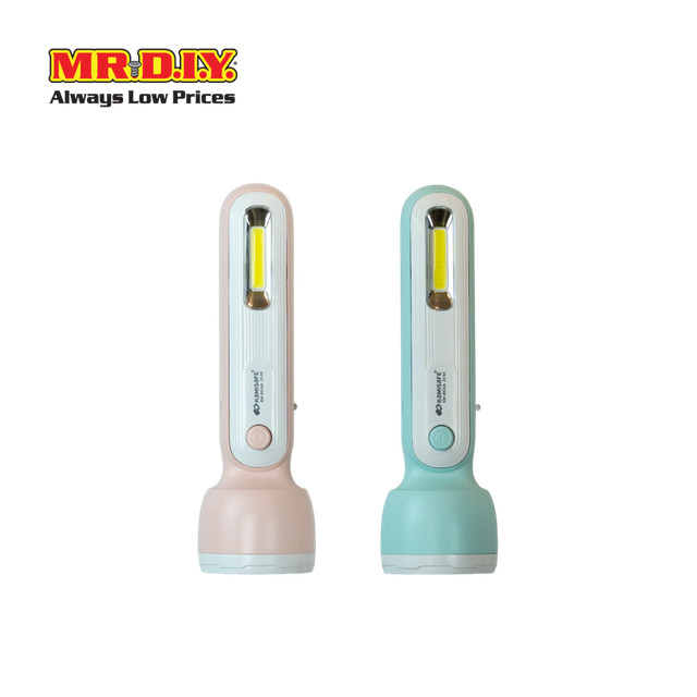 KAMISAFE ไฟฉาย LED แบบชาร์จซ้ำได้ คละสี