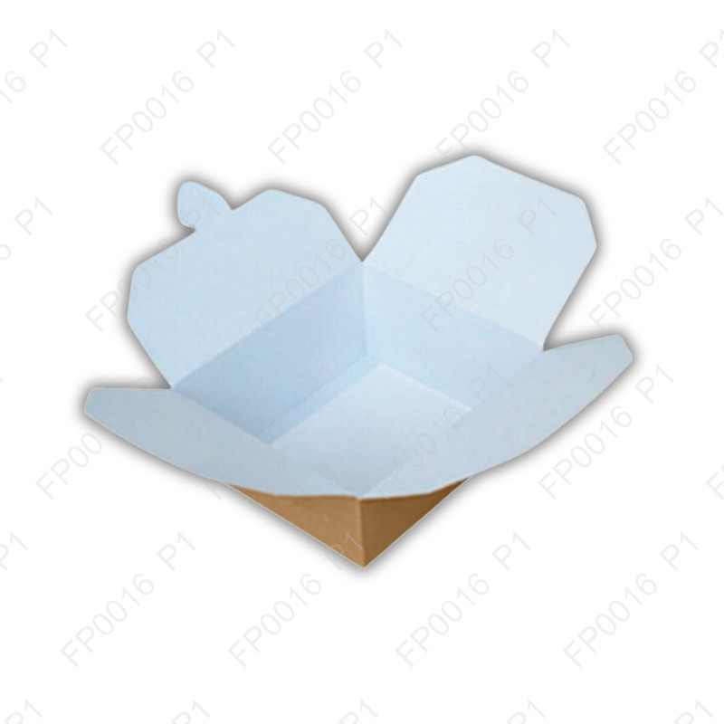 กล่องอาหารNo.17Aด้านในขาว10 x 10 x 2.7 cm(1แพ็ค X 25ใบ)|FP0016_P1