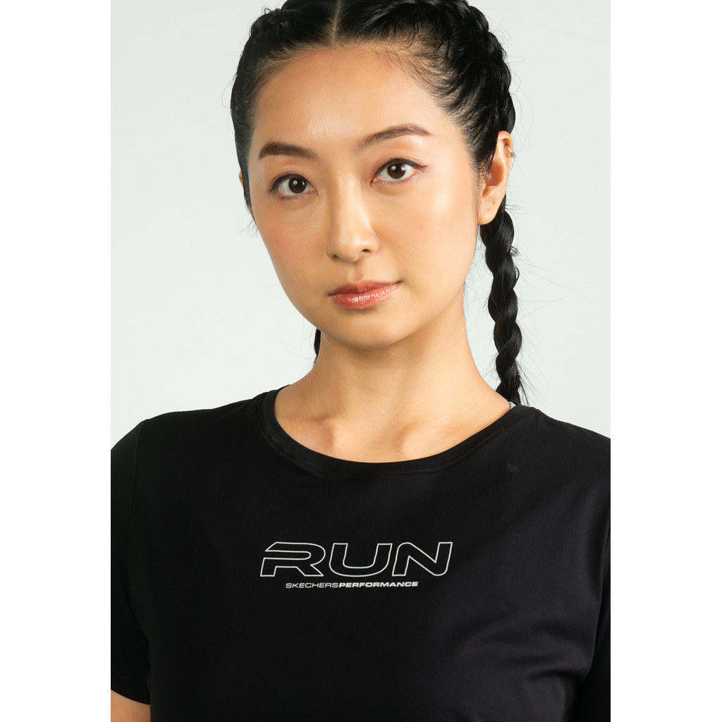 Skechers สเก็ตเชอร์ส เสื้อยืดแขนสั้นผู้หญิง Women Short Sleeve Tee Apparel - SP325W307-0018 — صورة 3