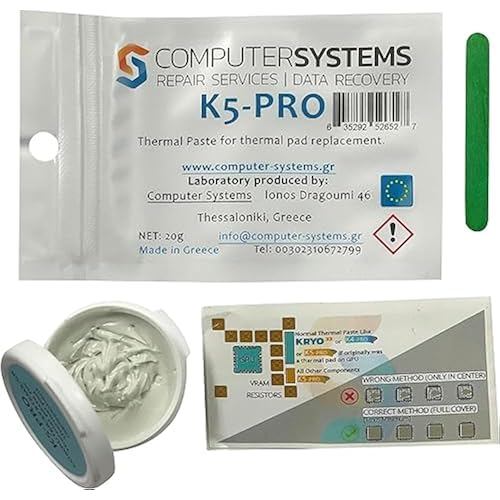 [Direct from JP] K5 PRO 20g Thermal Pad Replacement Viscous Thermal Paste for iMac, PS3, PS4, XBOX e