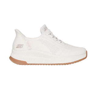 Skechers สเก็ตเชอร์ส รองเท้าลำลองผู้หญิง Women Slip-Ins BOBS Sport Squad 4 Key Look Casual Shoes - 117740-WHT