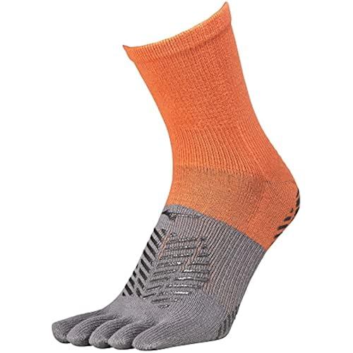 Mizuno Soccer Wear Zero Glide Short Socks 5-Finger Grip P2MX2510 Flame Orange 25.0-27.0 cm