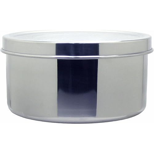 Nagao Tsubamesanjo Round Storage Container 100xH55mm 18-8 Stainless Steel Made in Japan