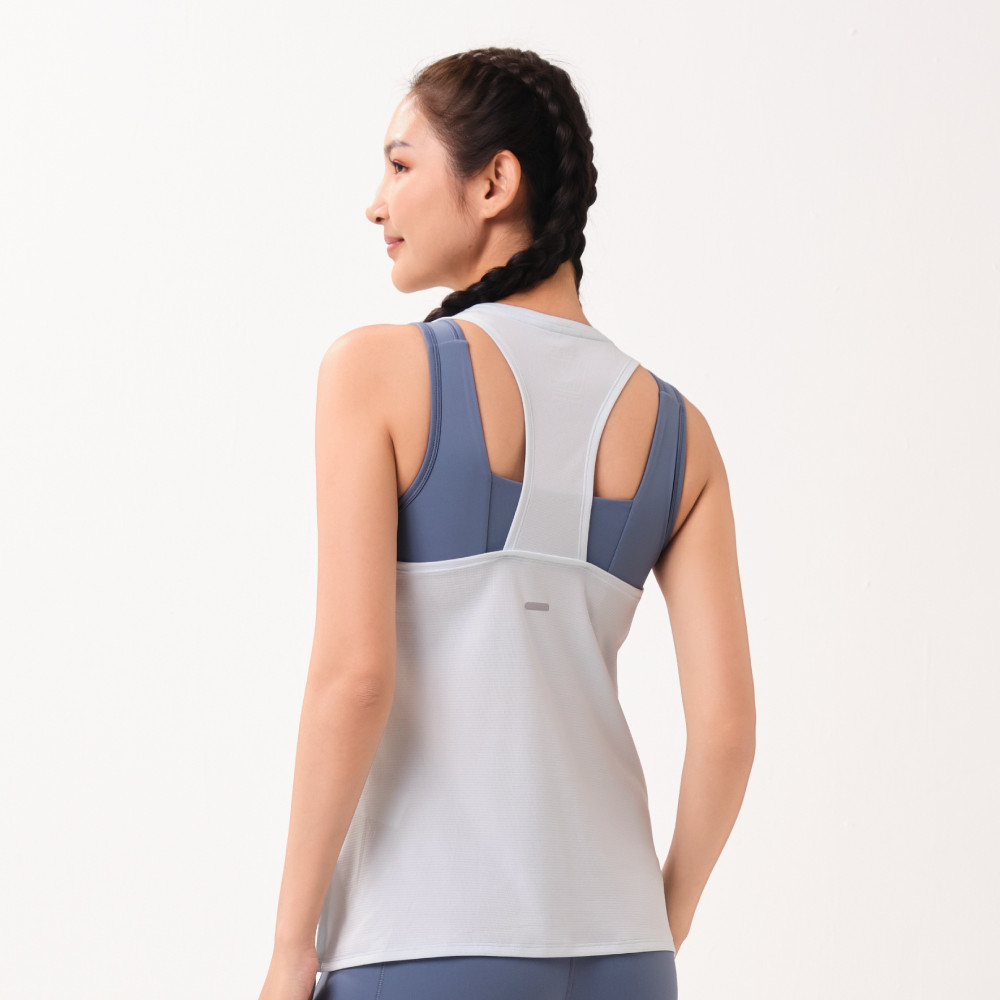 Skechers สเก็ตเชอร์ส เสื้อกล้ามออกกำลังกายผู้หญิง Women Running Performance Sports Tank Top - SP126W003-03GB — صورة 4