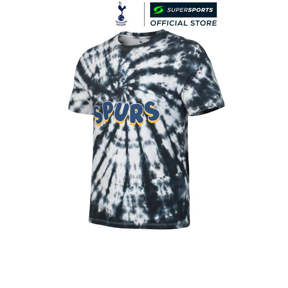 SPURS Tie-Dye เสื้อยืดผู้ชาย สีดำ