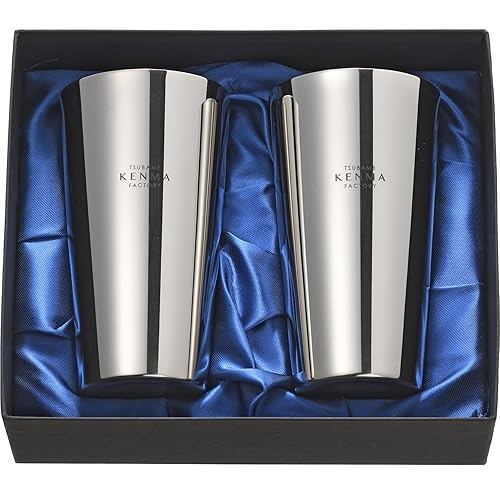 Wahei freiz WAHIRA FLAZE Tsubame-shi Stainless Steel Double-Structure Tumbler 320ml, set of 2, steel
