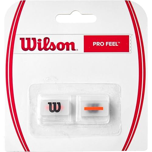 Wilson SHIFT DAMPENER Tennis Racket Vibration Isolator, Pack of 2, Clear WR8438601001