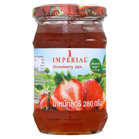 Imperial Jam Strawberry 270G อิมพีเรียล แยมสตรอว์เบอร์รี 270กรัม