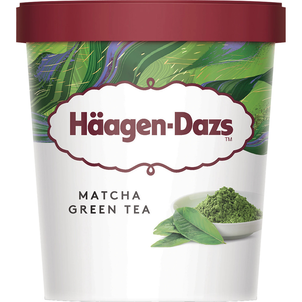 [074570703548] Haagen-Dazs Green Tea 473 Ml. ฮาเก้น-ดาส รสชาเขียว (แพ็คสินค้าเก็บความเย็น)